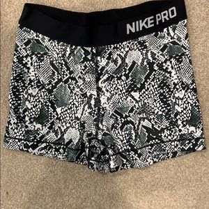 mike pro spandex workout shorts